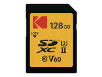 Kodak Ultra Pro - Flash-Minneskort - 128 Gb - Video Class V60 / Uhs-Ii U3 / Class10 - Sdxc Uhs-Ii