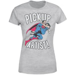 DC Originals Superman Pickup Artist Women's T-Shirt - Grey - 3XL - Grey