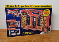 180 Battery Daddy Storage System Caddy Organizer with Case and Tester New In Box