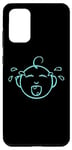 Coque pour Galaxy S20+ Mignon DON'T BE A CRY BABY - Bleu bébé qui pleure tendance