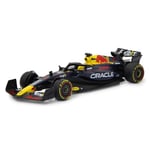 JAMARA Oracle Red Bull Racing RB19 Diecast 1:32 Bleu foncé – Licence Officielle, Peinture fidèle à l'original, Voiture Jouet