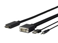 VIVOLINK Pro HDMI-kabel - HDMI / VGA / lyd / USB - 7.5 m