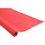 Paris Prix - Nappe Plastique intissé 1,20x10m Rouge