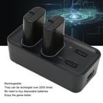 Controller Battery Pack 2pcs 800mAh Rechargeable Batteries With USB Charger GFL