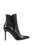 Jones Bootmaker Cadence Patent Leather Stiletto Heel Ankle Boots, Black Patent