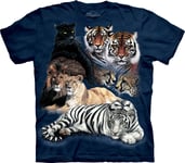 Big Cat Collage Zoo Shirt Child Unisex The Mountain