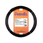 Anguilla – Passe-câble interchangeable Nylon 4 mm 10 m Noir