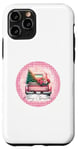 iPhone 11 Pro Pink Christmas Truck: Farmhouse Holiday Charm Case