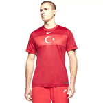 Nike Turkey 2020 Stadium Away T-Shirt Gym Red/Sport Red/White M