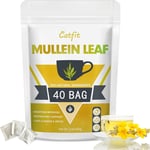 Mullein Leaf Herbal Tea, Mullen Tea for Respiratory, Lung Cleanse, Iymphatic &