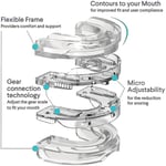 Kuorsausta estävä suusuoja, säädettävä kuorsausta estävä suukappale, yöaikaan hampaiden suusuoja Bruxism Sleeping Bite Guard,hw