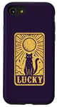 Coque pour iPhone SE (2020) / 7 / 8 Chat chanceux - Graphique Chat spirituel - Carte de tarot