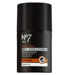 No7 Men Energising Face, Beard & Stubble Moisturiser SPF15 Daily Care 50ml New