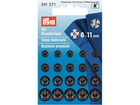 Prym Trykknapper, 6-11mm, Sort, 341271