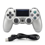 HALASHAO Ps4 Controller, controller for PS4, wireless controller for Playstation 4 controller gamepad joystick,Silver