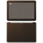 Designfolien@FoliX FX-Honeycomb-Brown Film décoratif pour Samsung Galaxy Tab 2 10.1 Motif alvéoles Marron