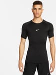 Nike Homme NP Dri-fit T-Shirt, Black/White, S EU