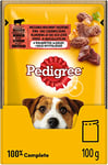 PEDIGREE Vital Protection Lot de 24 sachets de Nourriture Humide pour Chien avec mélange de bœuf et de Foie en gelée, 24 x 100 g