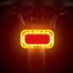 Feu arrière de vélo Intelligent, Feux arrière de vélo à détection de freinage Rechargeables par usb, Eclairage de sécurité pour Bicyclette par led