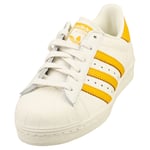 adidas Superstar 82 Unisex White Yellow Fashion Trainers - 4 UK