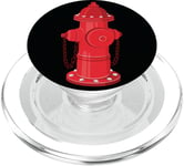 Tuyau d'arrosage pour chien pompier - Bouche d'incendie - Pompier PopSockets PopGrip pour MagSafe