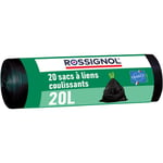 Rossignol - Lot de 20 sacs-poubelle 20L Fabriqué en France - bagy