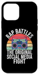 Coque pour iPhone 12 mini Rap Battles The Social Media Fight Hip Hop des années 90