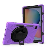 Case2go - Étui pour Tablette Compatible avec Samsung Galaxy Tab S7 11.0 (2020) - avec Porte-Crayon - Plastique Couverture - Violet