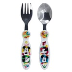 Metal Cutlery for Children. 2 Pieces Mickey Mouse Fun-Tastic