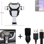 Car holder air vent mount for Samsung Galaxy A05s cell phone mount