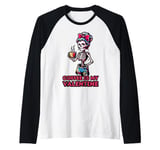 Skeleton Coffee Is My Valentine Funny Valentines Day Womens Raglan Baseball Tee