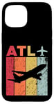 Coque pour iPhone 15 ATL Aéroport Hartsfield Jackson d'Atlanta