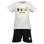 BLUE SEVEN Boys Set med 2 T-shirt + Capri Pants White