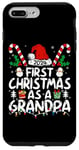 iPhone 7 Plus/8 Plus First Christmas As Grandpa 2024 Family Matching New Grandpa Case