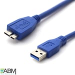 0.5m Faster Micro Usb 3.0 Cable Lead For Wd My Passport External Hard Drive Hdd