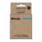 Actis - cartridge KC-571C replacement Canon CLI-571C Standard 12 ml - Compatible - Ink Cartridge (KC-571C)