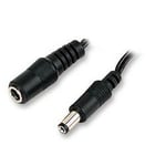 12v CCTV Power Extension Cable for DC Supply 2.1mm 1.5m long