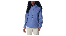 Veste impermeable femme columbia ampli dry ii bleu