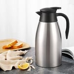 Carafe à Café Thermos Thermique Inox Capacité 2 Litres Préserve l'arôme