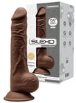 Gode anal vaginal avec ventouse maxi phallo en silicone réel grand faux pénis