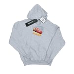 Disney Mens Cars Lightning McQueen Hoodie (Sports Grey) - Light Grey material_Synthetic - Size 3XL