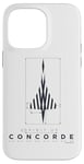 Coque pour iPhone 14 Pro Max Spirit Of Concorde Avion Dimensions Art