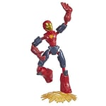 Hasbro Avengers- Marvel AVN Bend and Flex Fire Mission Iron Man, F4964, Multicolore