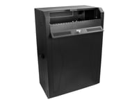 Startech.Com 8U 19" Vertical Wall Mount Server Rack Cabinet, Low Profile (15"), 30" Deep Locking Network Enclosure With 2U For Switch Patch Panel Router Mounting It/Data Cabinet Assembled - 19 Inch Wallmount Rack (Rk830walvs) - Rackmantelskap - Vegg