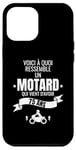 Coque pour iPhone 12 Pro Max idée cadeau pour un motard humour homme original 75 ans