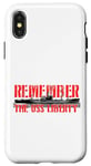 Coque pour iPhone X/XS Souvenez-vous de l'USS Liberty
