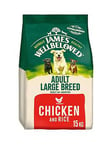 James Wellbeloved James Wellbeloved Adult Large Breed Dry Dog Food Chicken & Rice 15 Kg