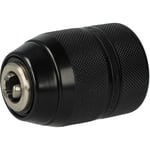 Mandrin à serrage rapide compatible avec Milwaukee HD2E 13 r pour perceuse sans fil noir - Vhbw