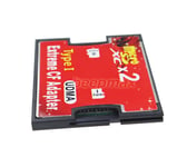 Dual Slot TF Micro SD to Type I CF Reader Compact Flash Card Adapter for Nikon