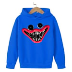 Kid Poppy Playtime Huggy Wuggy Hoodie Jacka Outdoor Winter - Perfet Dark Blue 140cm